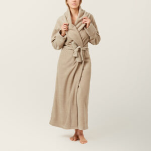 Alternative view of MOUNT EVEREST fleece badekåbe - Beige